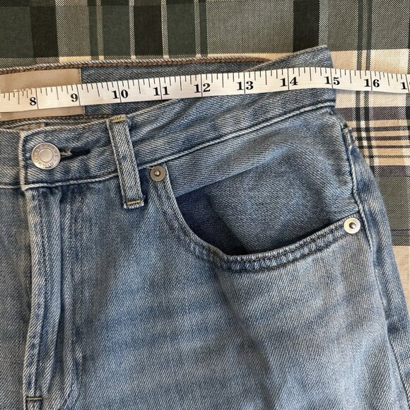 Everlane Womens Super Soft Straight Leg Jeans Size 28 Cotton Med Wash Mid Rise - Picture 12 of 12